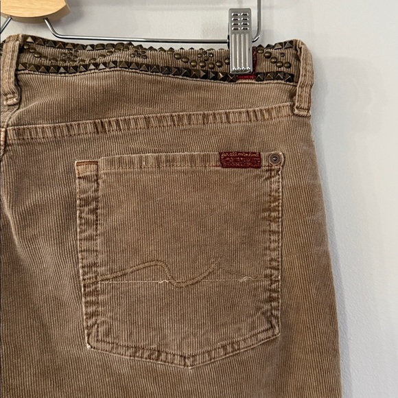 7 for all mankind bootcut western corduroy jeans 32 - Picture 4 of 7
